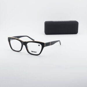 DKNY DK5063 237 Square Eyeglasses 54mm - Dark Havana/Black
